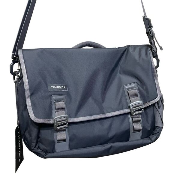 TIMBUK2 San Francisco Command Tsa-Friendly Messenger Bag 2015, Jet Black, NWT - Picture 2 of 16